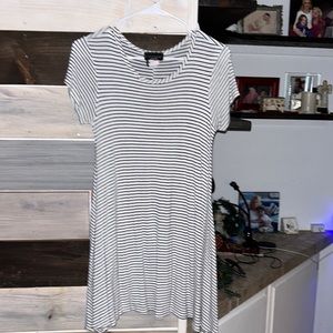 Stripped Lightweight Summer Dress - small size